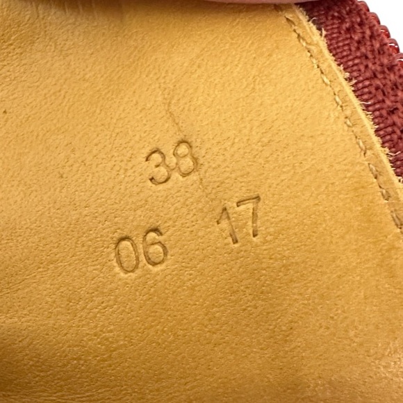 Sezane High Camille Red Suede Boots Size 38 French US 7 Booties Block Heel Boots - Picture 10 of 14